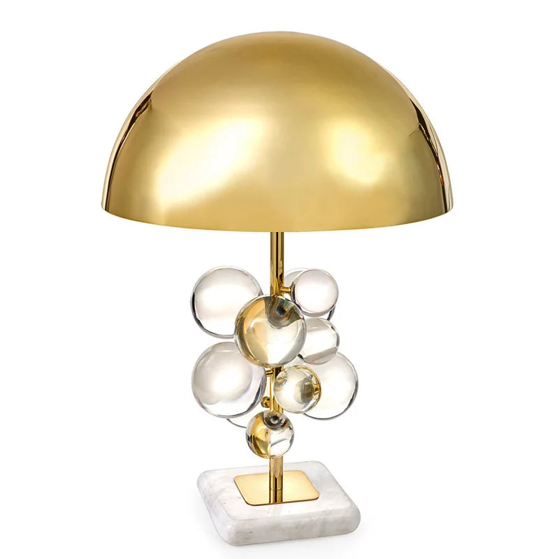 Globo Table Lamp Creative italian designer mushroom lamp romanti Colorful Glass Ball Lamp for Living Room Bedroom Reading Lamp