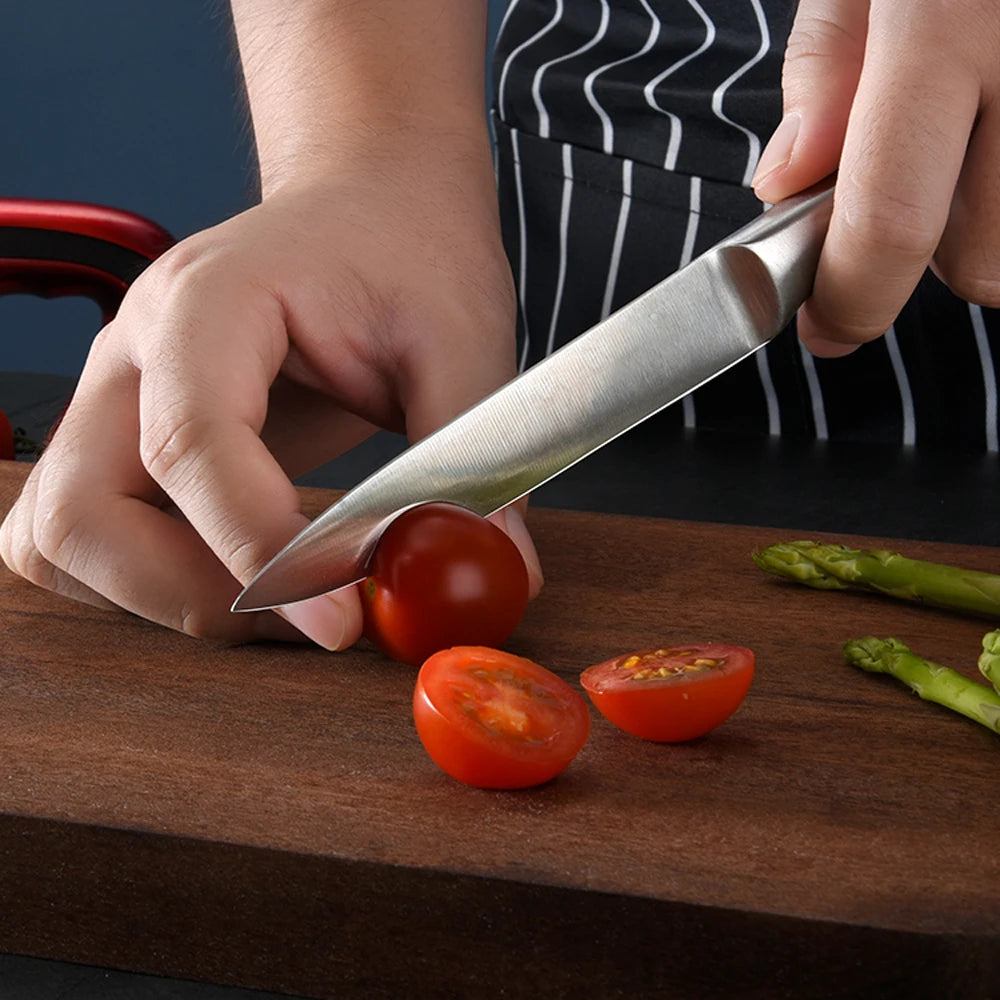 Kitchen Knife set 5-piece stainless steel kitchen with hollow handle Chef's knife Japanese knife Multi-purpose knife Fruit knife