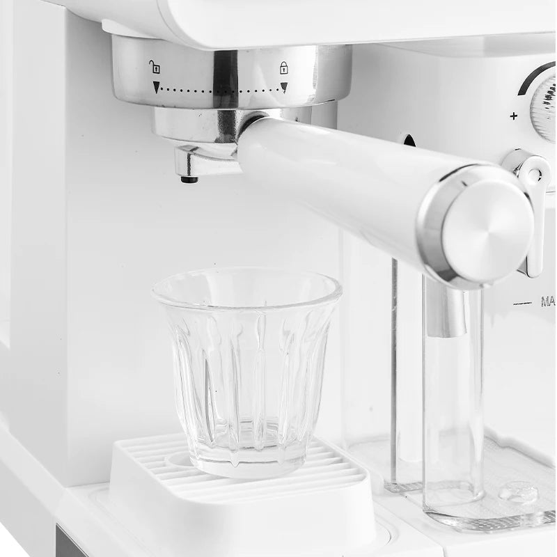Household Coffee Machine - Semi-Automatic Italian Espresso Maker with High-Pressure Steam Frothing for Barista Quality Coffee