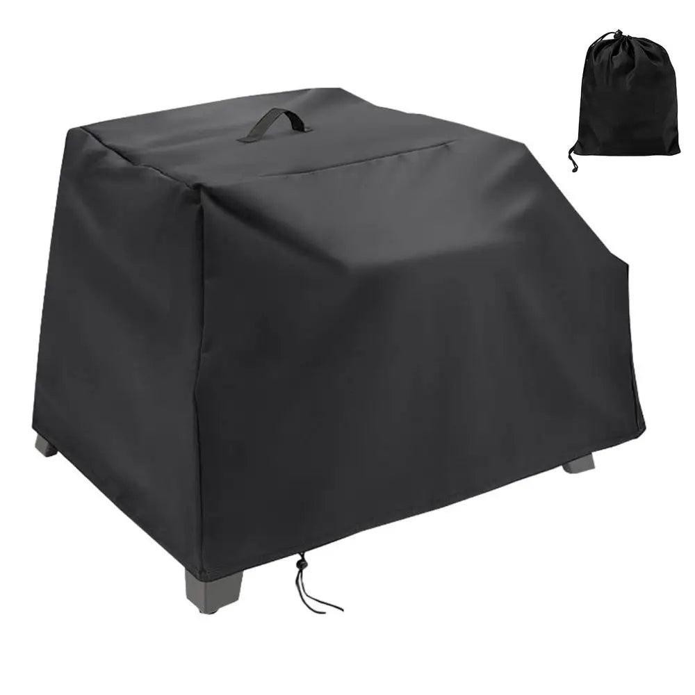 Pizza Oven Cover Waterproof Dustproof Outdoor Protective Pizza Oven Cover Black Windproof Camping Accessories For BBQ Camping RV