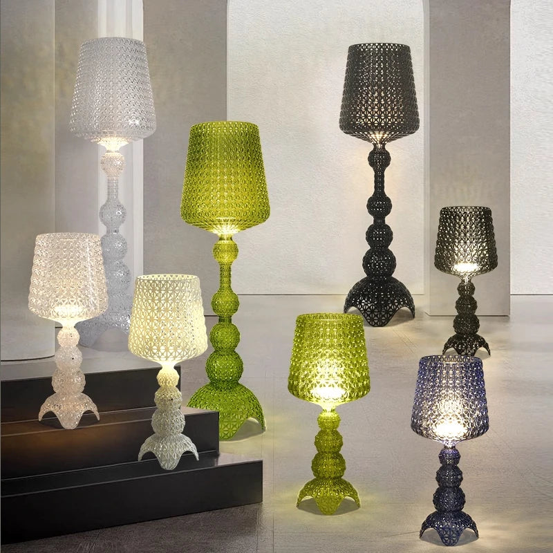 Italian Minimalist Living Room hollow LED Floor Lamp Hotel Decorative Modern Bedroom sofa Study Hollow Wine Atmosphere Light