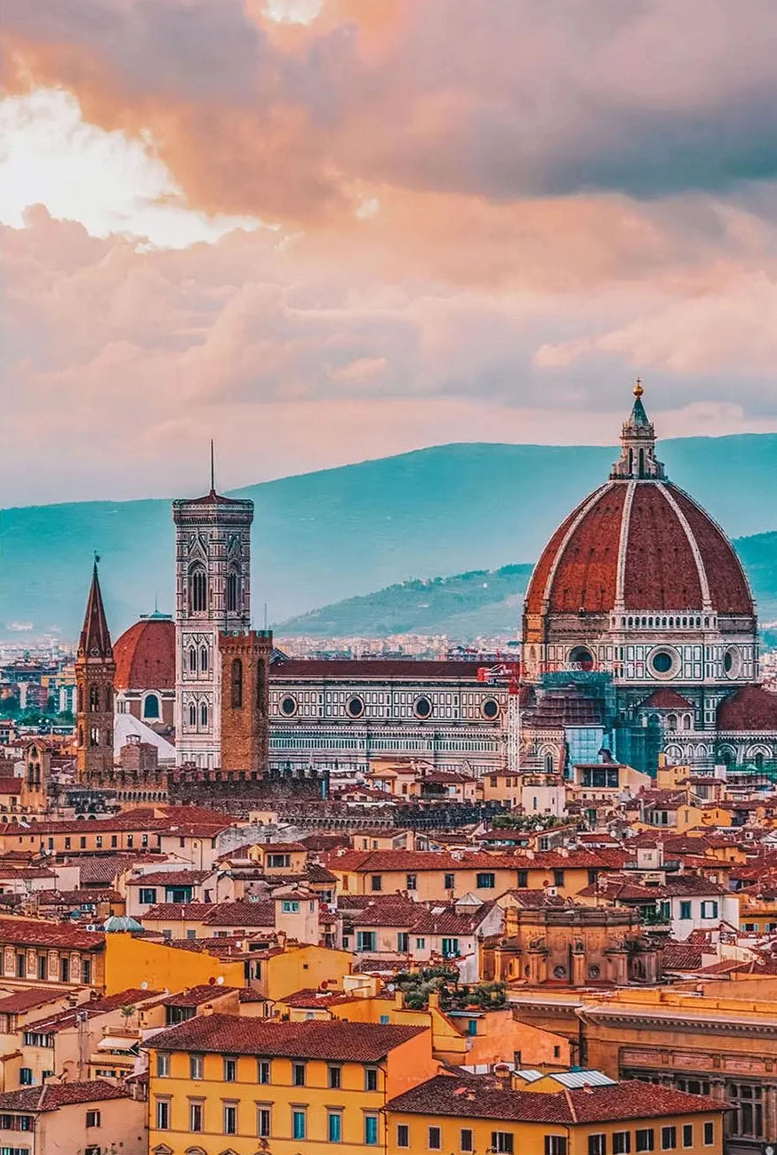 Colorful Italian Cityscape Canvas Print Poster Venice Milan Florence Naples Street View Art Vibrant Travel Wall Decor for Home