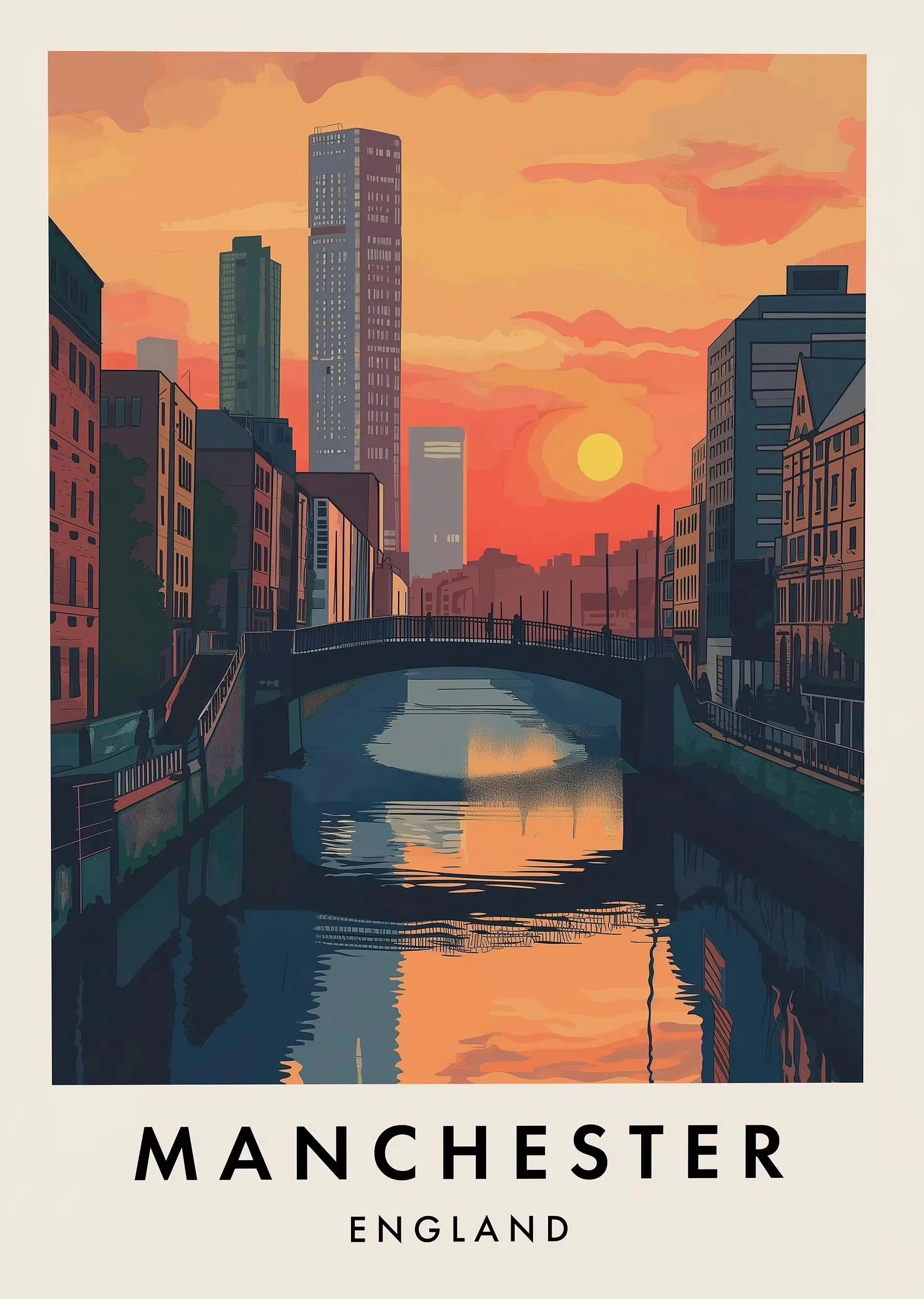 Classic Tourist City Edinburgh Rome Milan Urban Architecture Tourism Art Poster Canvas Paintings Wall Art Pictures Home Decor