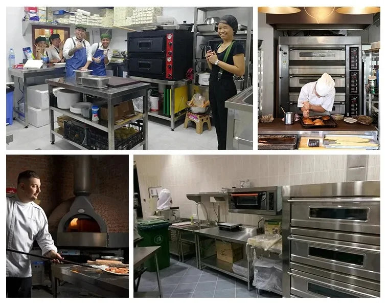 Baking OvenCommercial Pizza Deck Oven Electric Pizza Oven 3 Layers Bakery Oven For Toasters