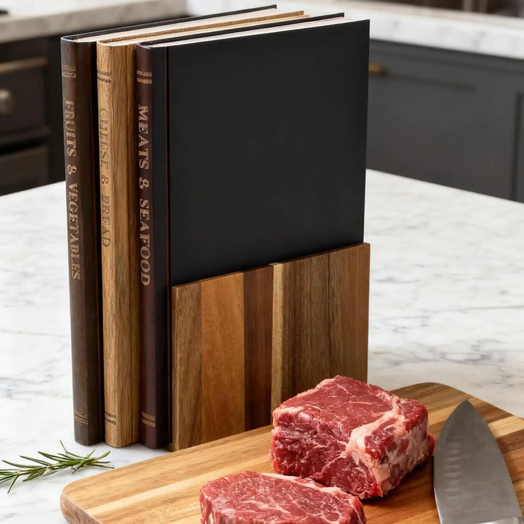 Cutting Boards for Kitchen 3 Pieces Book Shaped Thickened cutting Boards for Cheese Meat Vegetables Home Kitchen Supplies