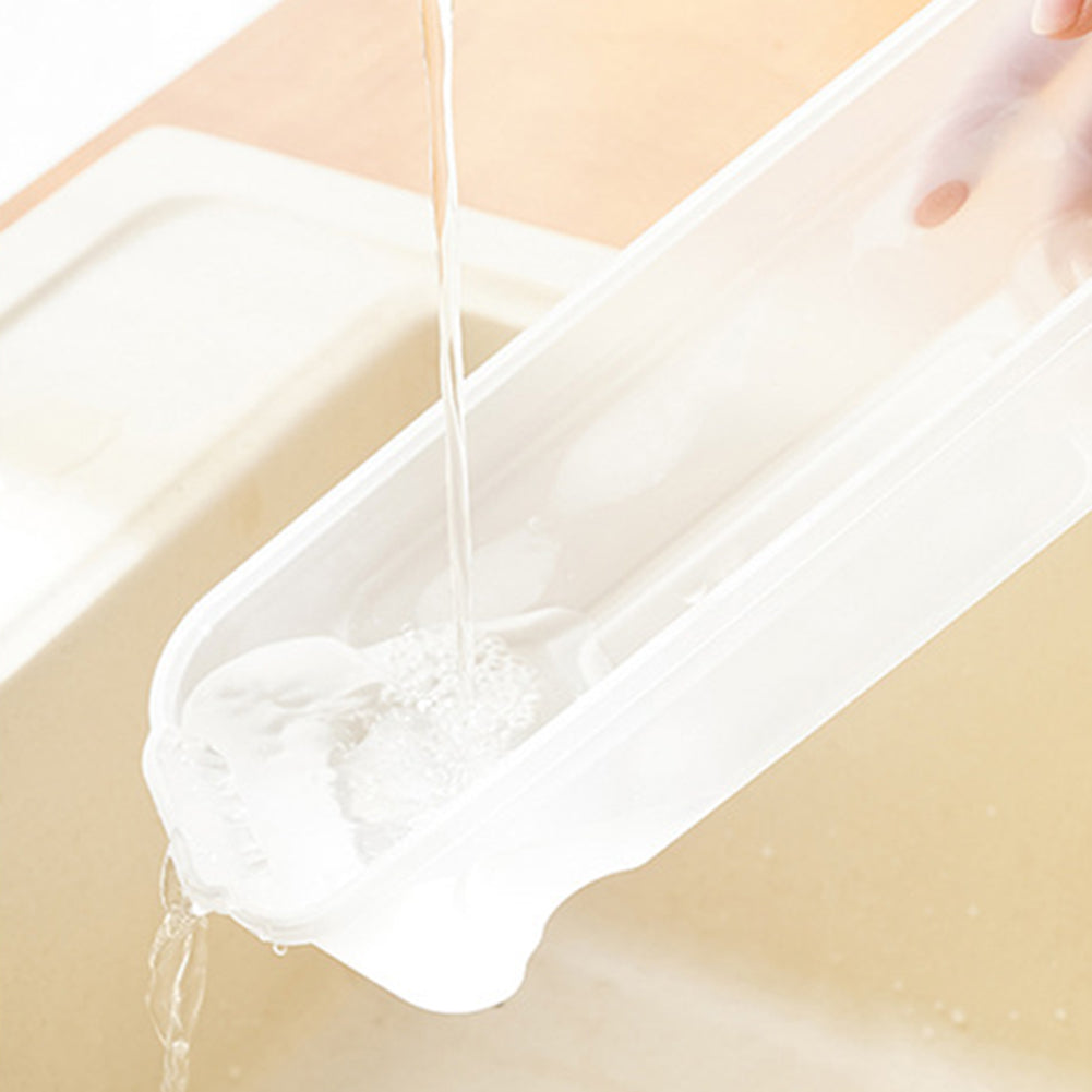 Microwave Pasta Cooker With Measuring Rings Quickly Cooking Spaghetti Cooking Box For Offices Home