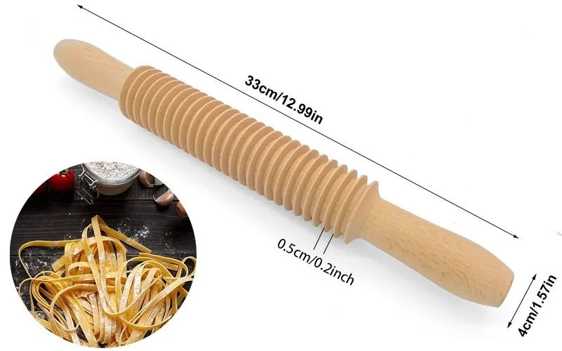 Gnocchi and Butter Board Wooden Set Italian Pasta Making Tools Ravioli Mold Cutter for Homemade Cavatelli Garganelli Pasta Maker