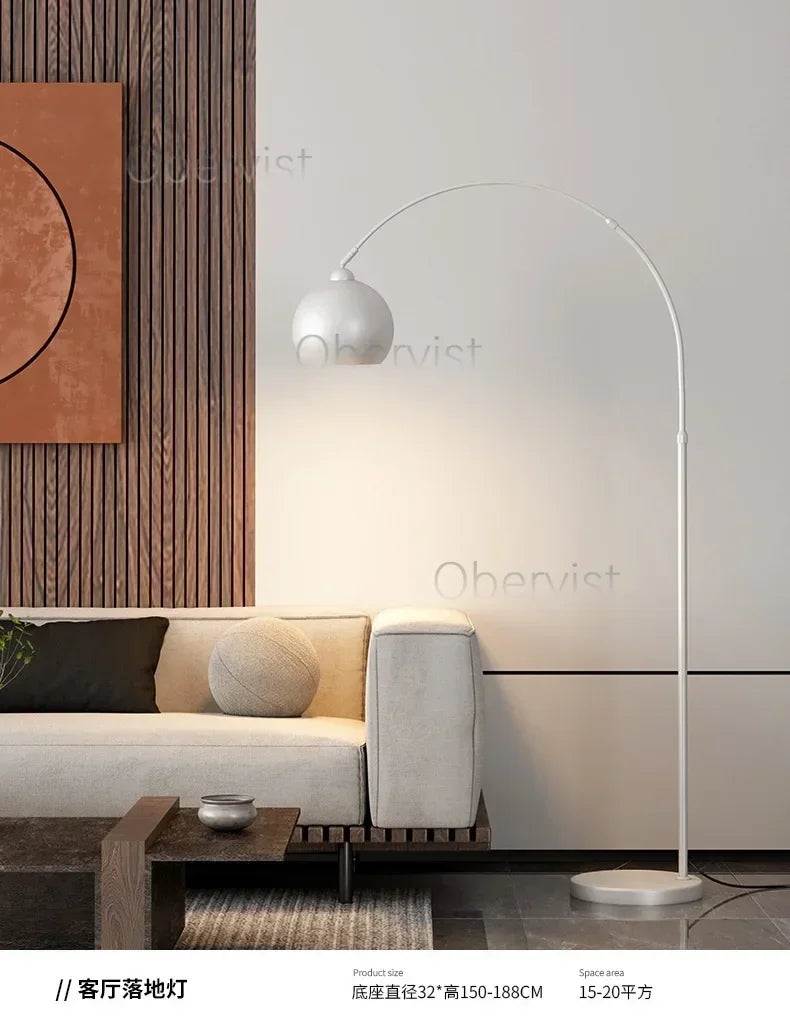 Italian Light Luxury Fishing Floor Lamp Nordic Living Room Simple Modern Design Bedroom Sofa Side Standing Lights