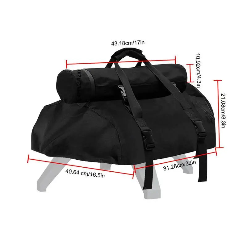 Pizza Oven Cover for Ooni Karu 12 Portable Pizza Oven Cover 420D Fabric Waterproof Pizza Oven Cover Heavy Duty