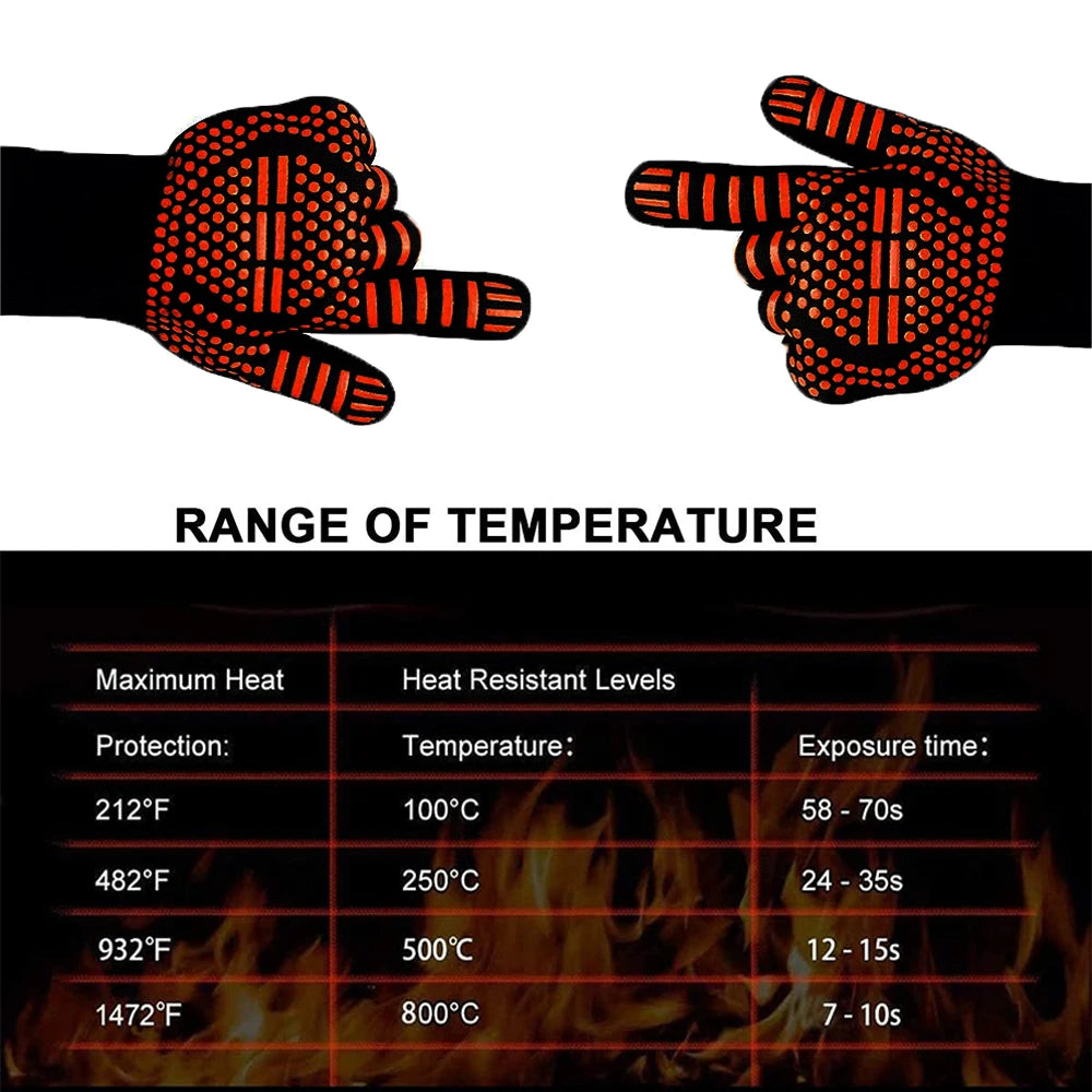 Pizza Oven Accessories Cleaning Brush  Ash Rake Pizza Turning Spinner Fork oven gloves BBQ Tool Stove Brush Grill  Grill Scraper