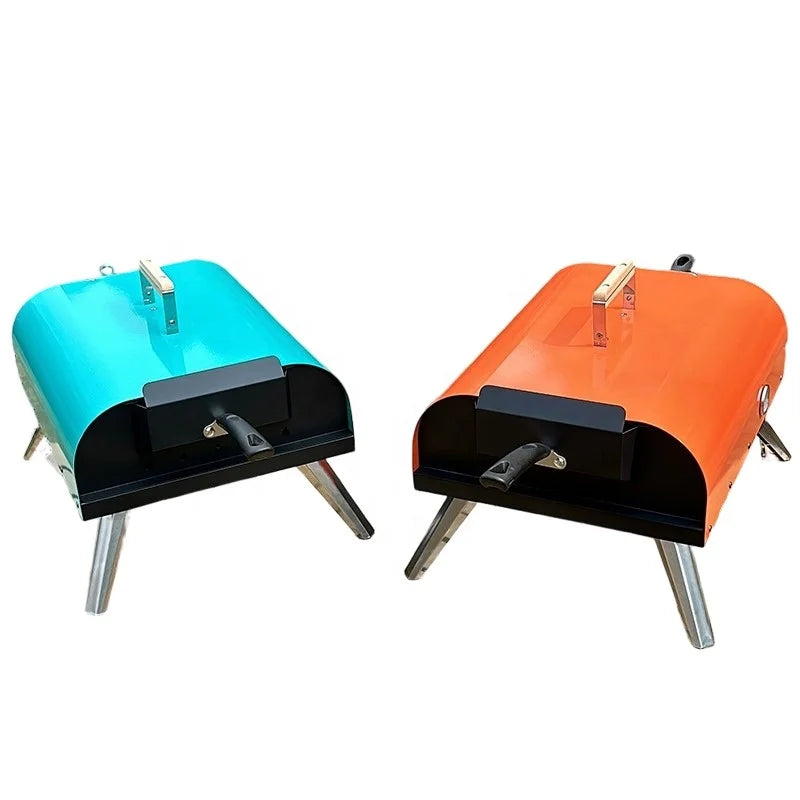 2025 New Factory-Sold Camping Oven Metal Stove For Pizza Bread BBQ With Pizza Stone Accessory Wood Fired New Method Baking