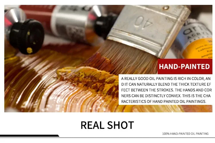 Hand-painted Oil Painting Paintings of Stephane Braud, Acrylic Painting, Paint Bucket with Paint Framed, Ready to Hang