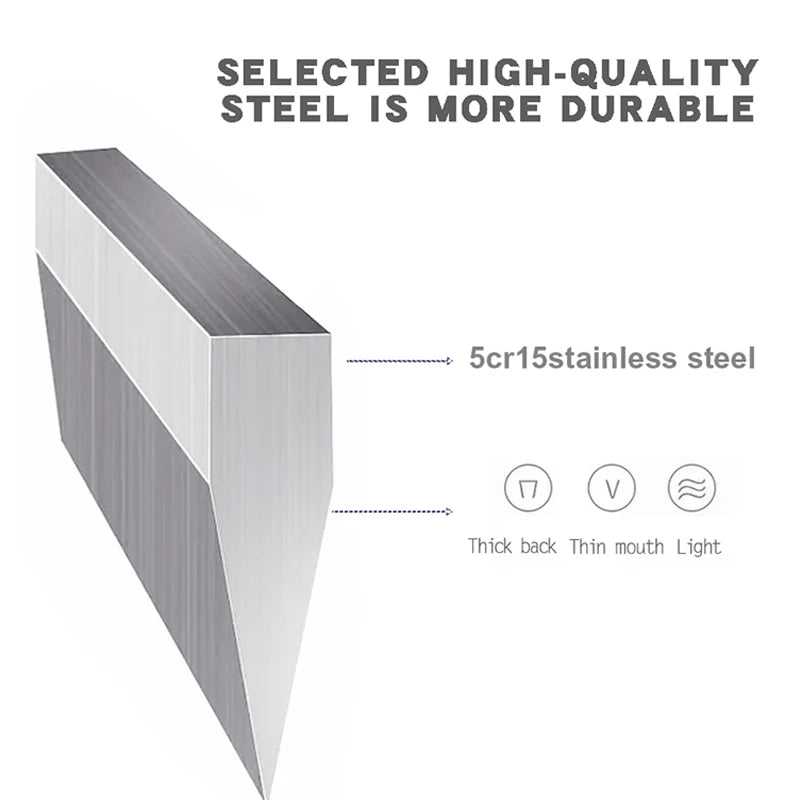 Meat Cleaver Butcher Kitchen Knife Stainless Steel Meat Chopping Chef Fish Vegetables Slicing Butcher Knife With Sheath