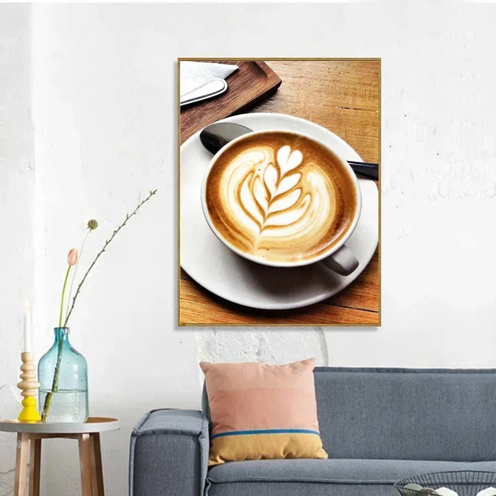 DIY Oil Painting By Numbers Kits Mediterranean Santorini Greece Village Paint with NumbersHome Decor, Wall Art Perfect Gift,