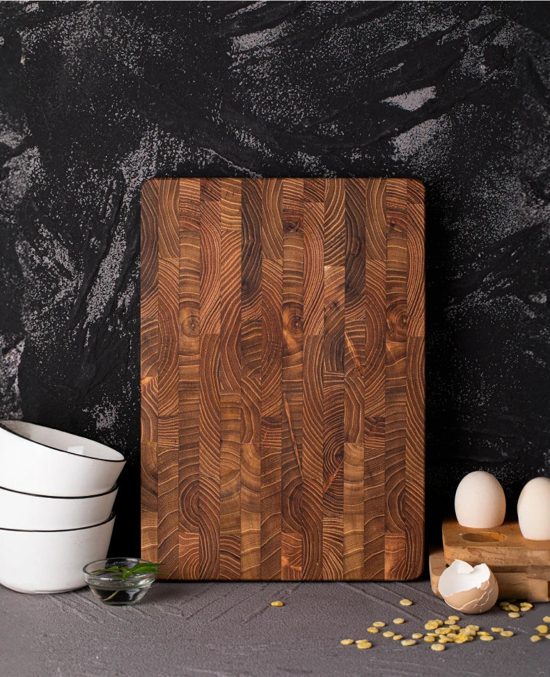 Large Size,High Quality Teak Wood Cutting Board:16.5*11.8 Inch/13.3*9.5 Inch,1 Inch Thick，Suitable For Christmas，Halloween