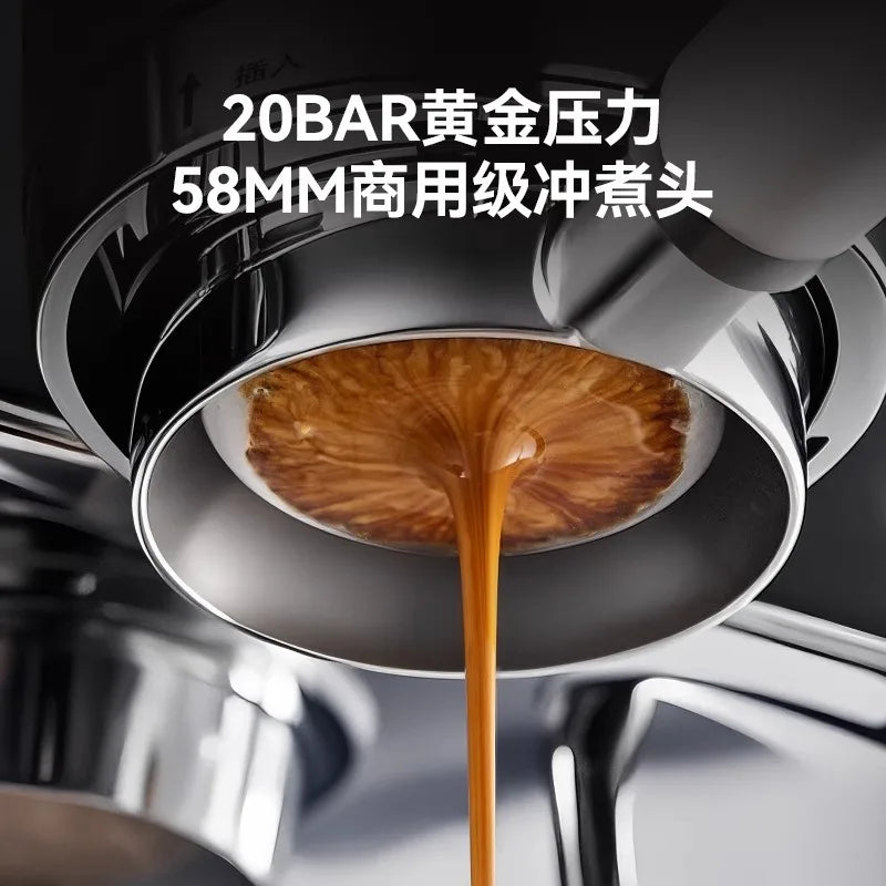 Professional Digital Electric Italian Espresso Coffee Maker with Grinder Brew System for Household Use Coffee Machine