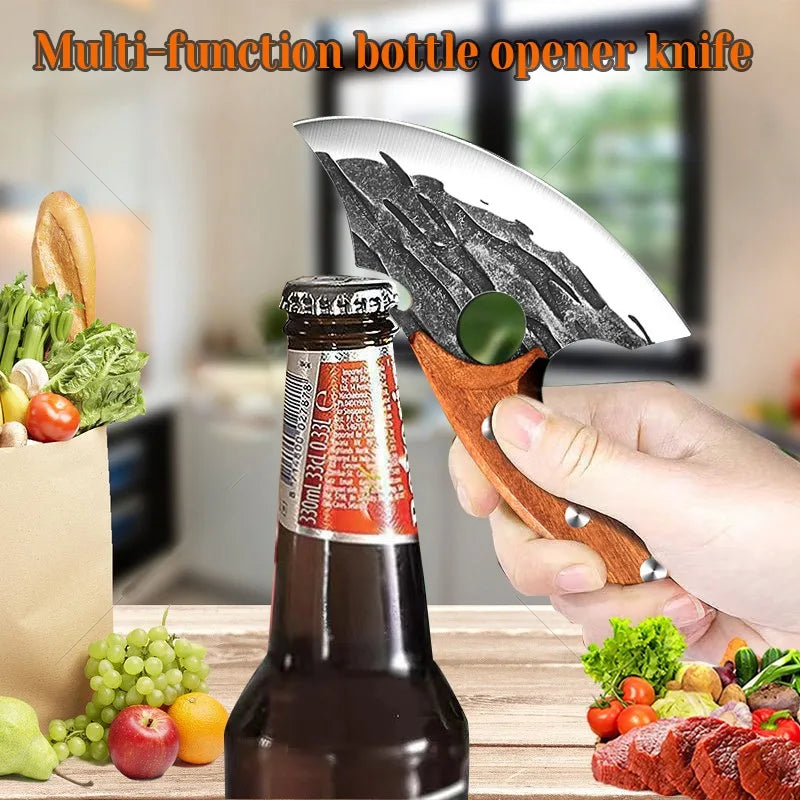 Multi-purpose Kitchen Knife Fish Scale Meat Cleaver Slicing Knife Stainless Steel Boning Knife Butcher Knife Kitchen Supplies