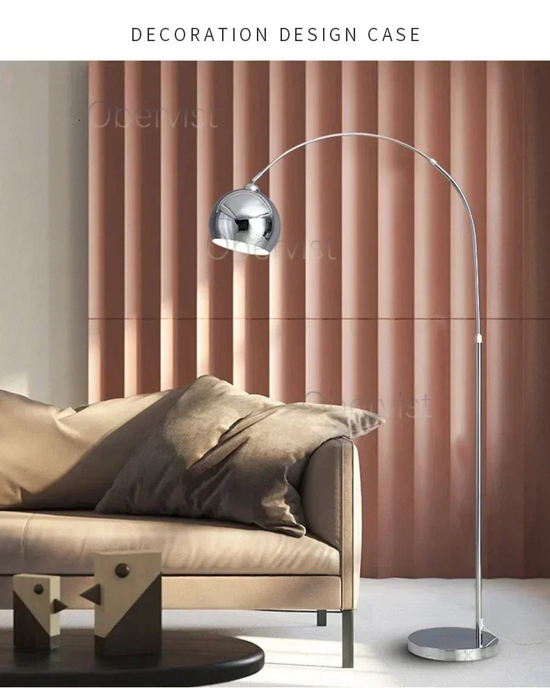 Italian Light Luxury Fishing Floor Lamp Nordic Living Room Simple Modern Design Bedroom Sofa Side Standing Lights