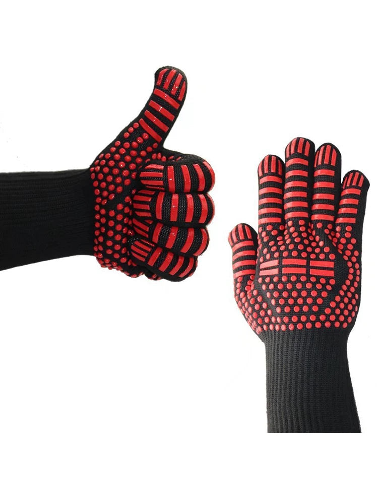 Pizza Oven Accessories Cleaning Brush  Ash Rake Pizza Turning Spinner Fork oven gloves BBQ Tool Stove Brush Grill  Grill Scraper