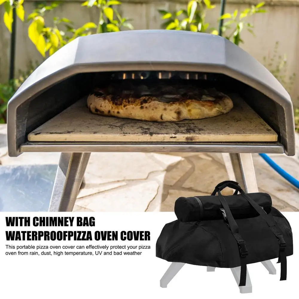 Pizza Oven Cover for Ooni Karu 12 Portable Pizza Oven Cover 420D Fabric Waterproof Pizza Oven Cover Heavy Duty