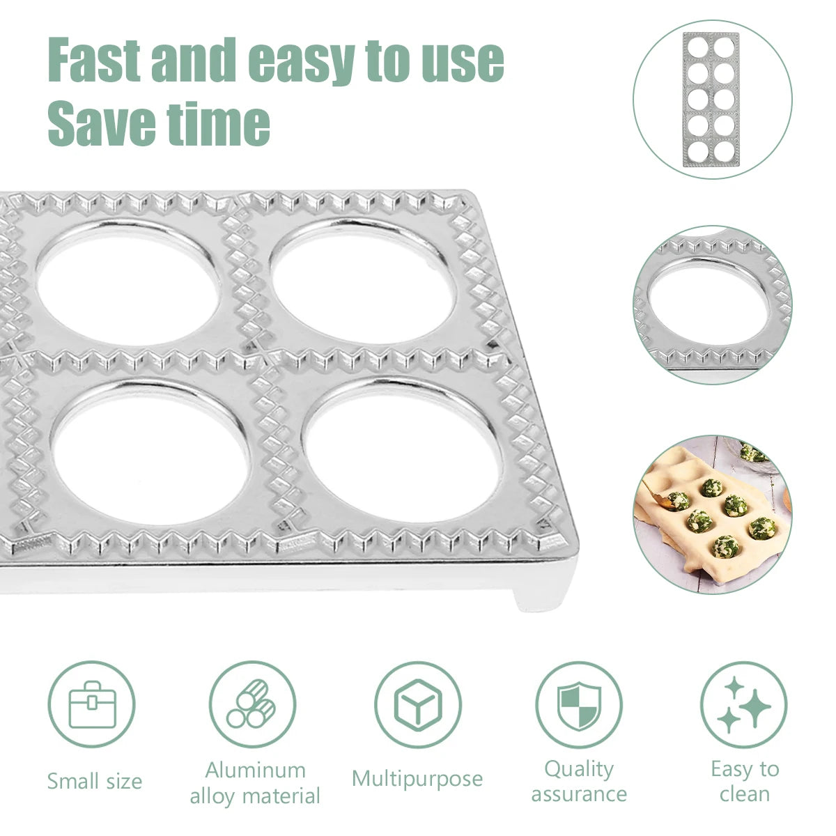Ravioli Maker Ravioli Press Mold Italian Pelmeni Maker Mold Ravioli Maker Press Pasta Press Cutter Tool Meat Pie Dumpling Maker