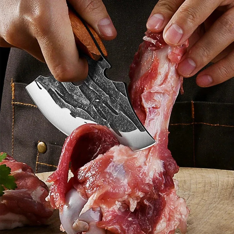 Multi-purpose Kitchen Knife Fish Scale Meat Cleaver Slicing Knife Stainless Steel Boning Knife Butcher Knife Kitchen Supplies