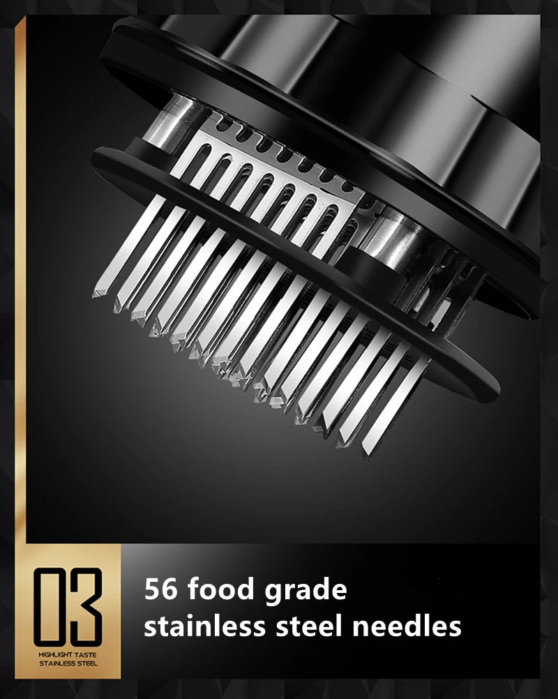 56 Blades Needle Meat Tenderizer Stainless Steel Knife Beef Steak Chicken Chop Chicken Wings Pickled Kitchen Cooking Accessories