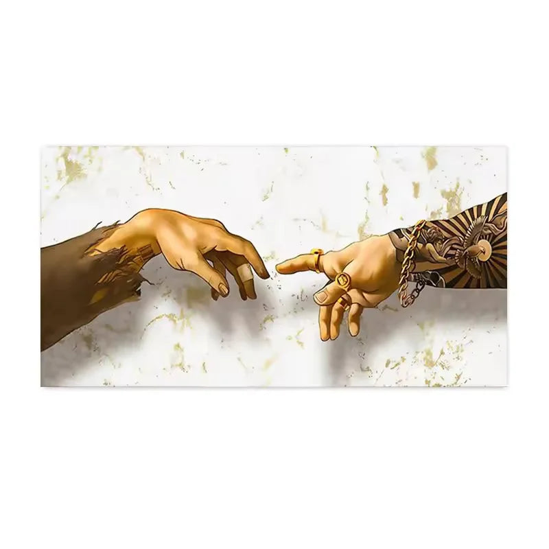 Famous Paintings Da Vinci's Last Supper Graffiti Art Poster and Prints Classical Canvas Painting Wall Art Picture Home Decor