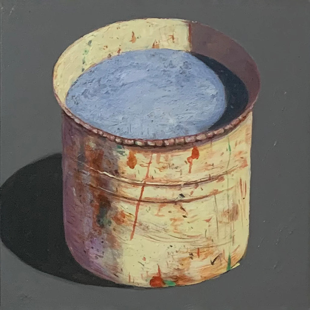 Hand-painted Oil Painting Paintings of Stephane Braud, Acrylic Painting, Paint Bucket with Paint Framed, Ready to Hang