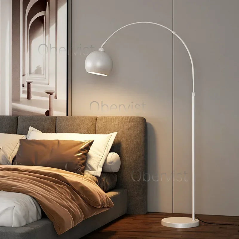 Italian Light Luxury Fishing Floor Lamp Nordic Living Room Simple Modern Design Bedroom Sofa Side Standing Lights