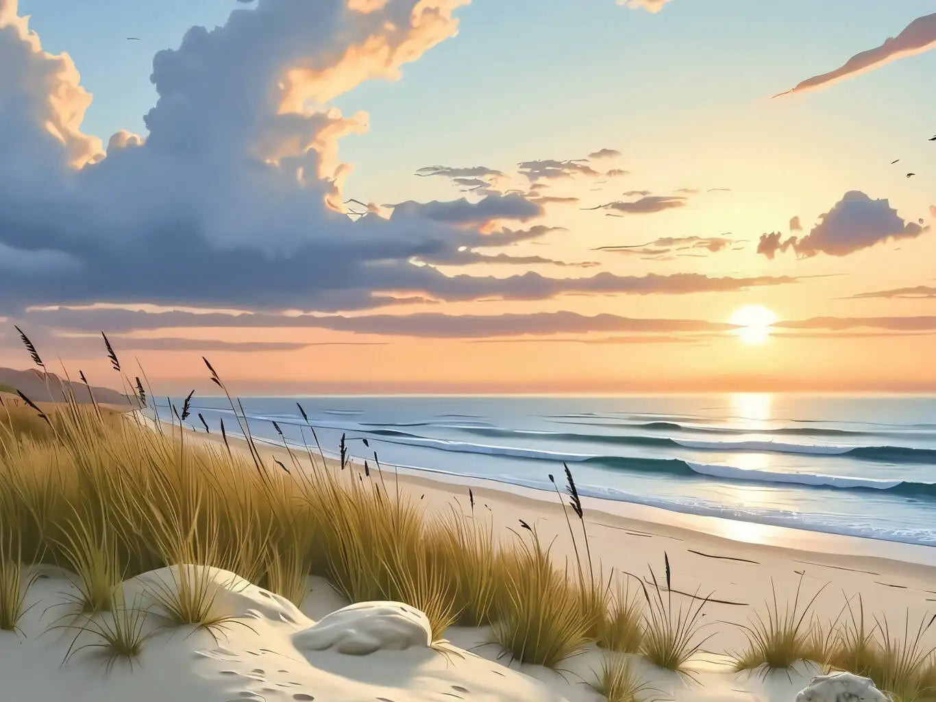 DIY Painting By Numbers Sea Beach Digital Oil Painting Scenery Drawing On Canvas Adult Number Painting Landscape Handmade Gift