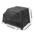 Pizza Oven Cover Waterproof Dustproof Outdoor Protective Pizza Oven Cover Black Windproof Camping Accessories For BBQ Camping RV