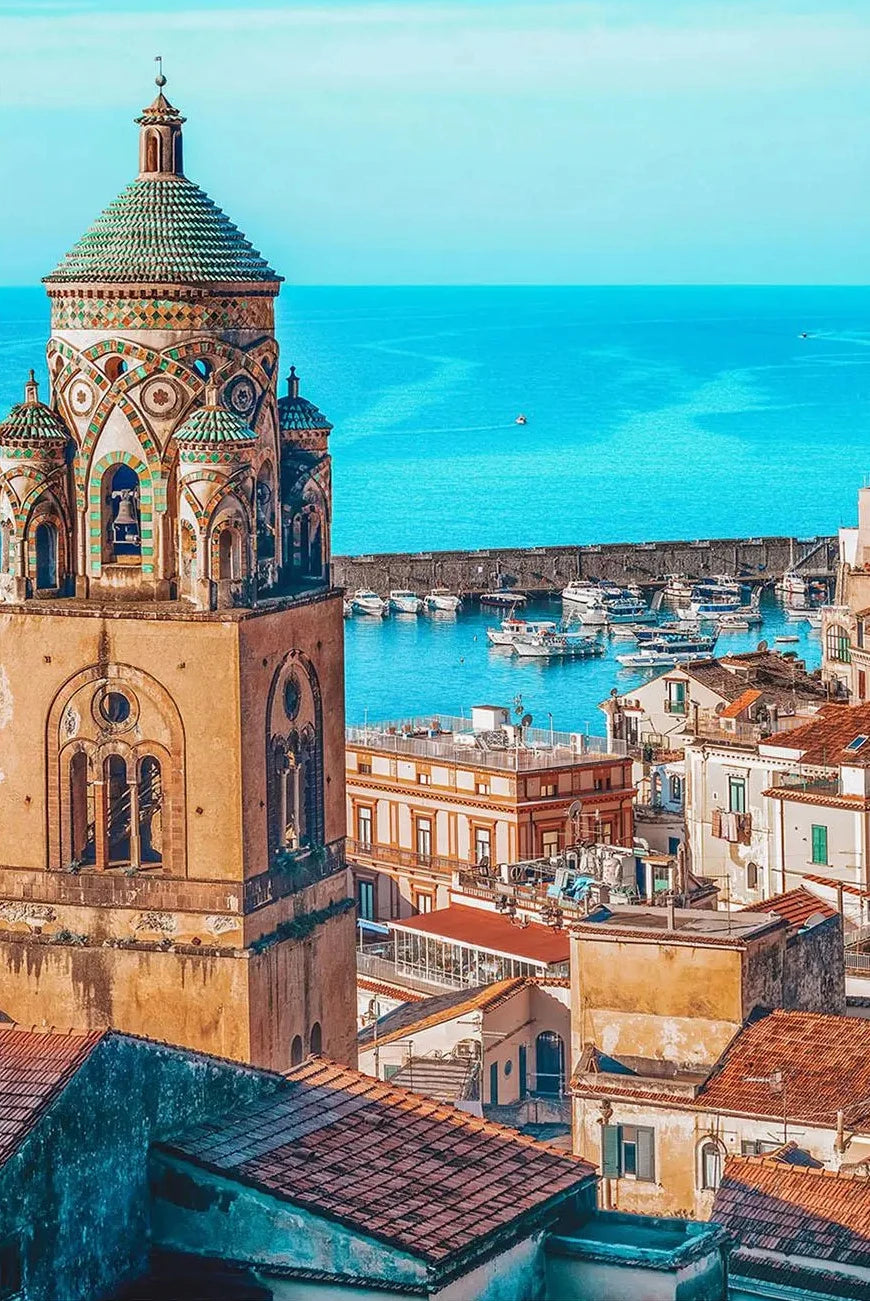 Colorful Italian Cityscape Canvas Print Poster Venice Milan Florence Naples Street View Art Vibrant Travel Wall Decor for Home