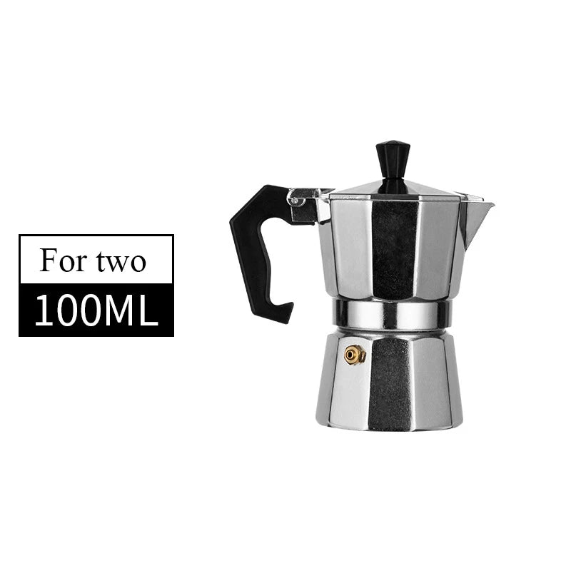 Italian Espresso Coffee Maker, Latte Filter, Stove Coffee Maker, Home and Restaurant, 50ml, 300 ml, 450ml