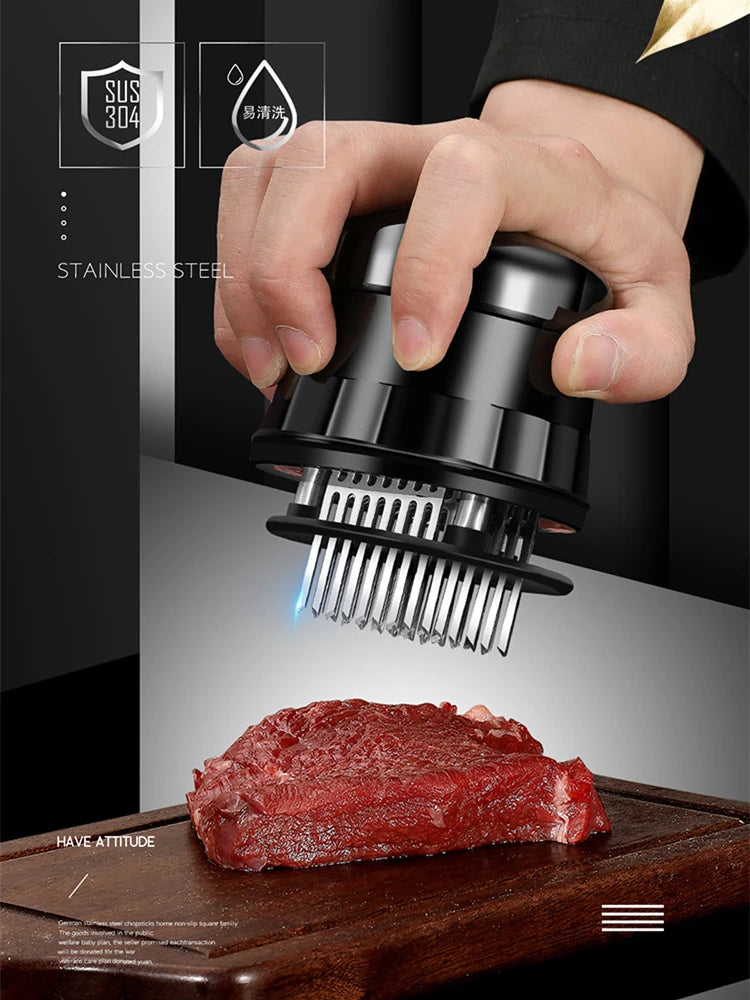 56 Blades Needle Meat Tenderizer Stainless Steel Knife Beef Steak Chicken Chop Chicken Wings Pickled Kitchen Cooking Accessories
