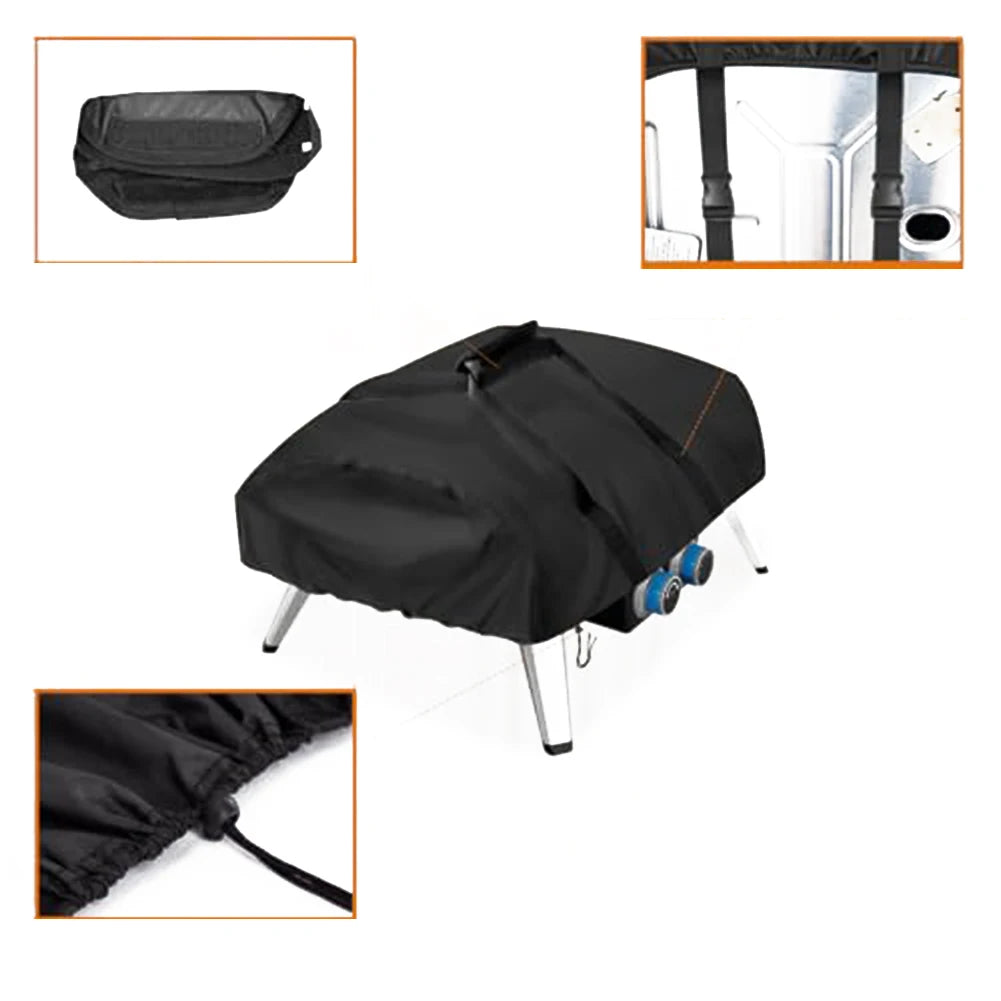 Pizza Oven Cover For Tefal Pizza Oven Protective Cover 420D Oxford Fabric Waterproof Pizza Oven Dustproof Covers BBQ Accessories