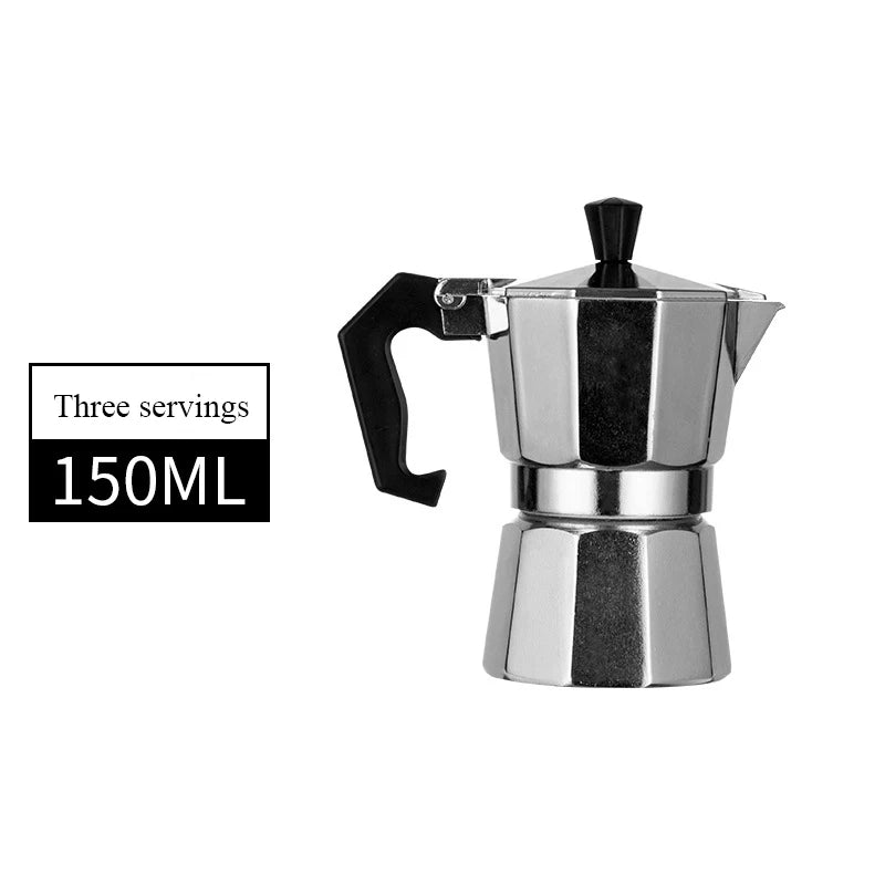 Italian Espresso Coffee Maker, Latte Filter, Stove Coffee Maker, Home and Restaurant, 50ml, 300 ml, 450ml