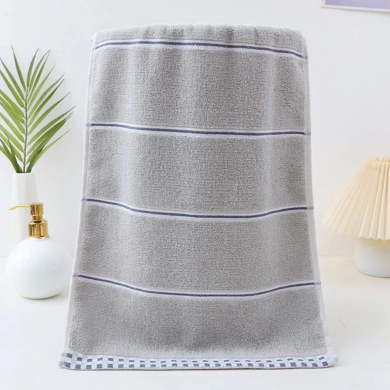 All-cotton Class A Thickened Absorbent Jacquard Polyester-cotton Skin-friendly Face Towel Bath Pure Cotton Towel Adult Towel