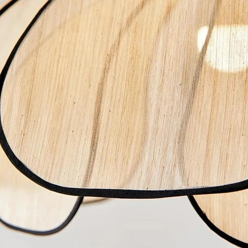 Nordic Modern Retro Chandelier LED Hand-woven Lotus 3 color French Cream Pendant Lamps Bedroom Living Room Lighting Fixtures